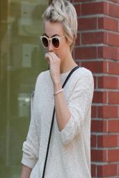 Julianne Hough - Gets Pampered at a Nail Salon in Beverly Hills - April 2014