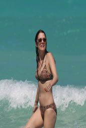 Julie Gonzalo Bikini Candids - Miami Beach, April 2014