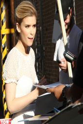 Kate Mara - Arrives to Tape an Episode of Jimmy Kimmel Live! in Hollywood - April 2014