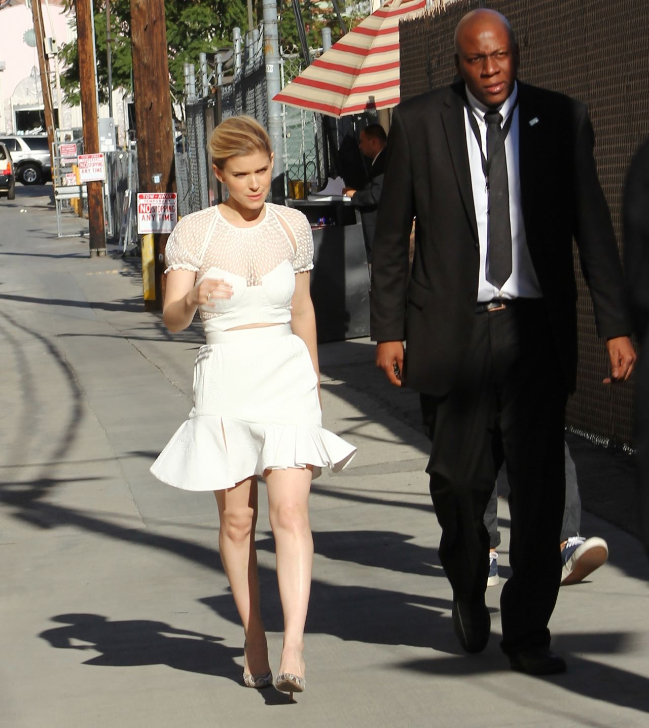 Kate Mara - Arrives to Tape an Episode of Jimmy Kimmel Live! in 