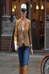 Katherine Heigl in Boots & Jeans - Out in New York City - April 2014
