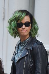 Katy Perry Wearing Sundress - Visiting V Magazine Office – April 2014