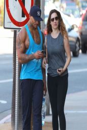 Kelly Brook - Leaves the Gym in West Hollywood - April 2014