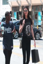 Kendall Jenner Street Style - Shopping in Studio City - April 2014
