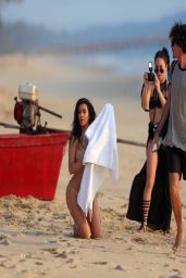 Kim Kardashian Bikini Candids - Photoshoot in Thailand - March 2014