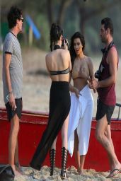 Kim Kardashian Bikini Candids - Photoshoot in Thailand - March 2014