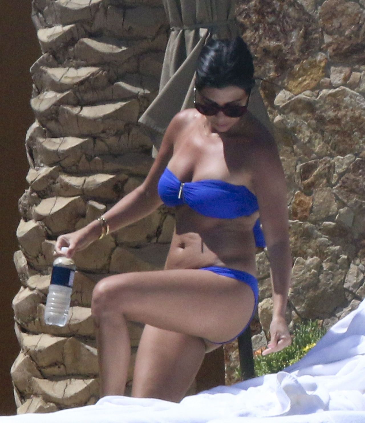 Kourtney Kardashian Bikini Candids - Mexico, April 2014.