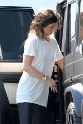 Kylie Jenner Getting Gas in West Hollywood - April 2014