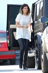 Kylie Jenner Getting Gas in West Hollywood - April 2014