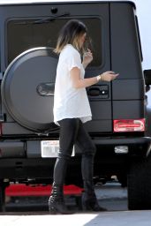 Kylie Jenner Getting Gas in West Hollywood - April 2014