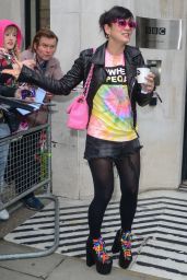 Lily Allen - BBC Radio 2 Studios in London - April 2014