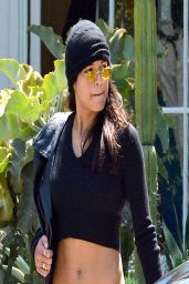 Michelle Rodriguez Street Style - Shopping in LA – April 2014