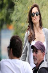 Minka Kelly in Jeans - Out to Lunch in Los Angeles - April 2014