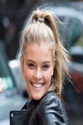 Nina Agdal in New York City - On the Streets of Manhattan - April 2014