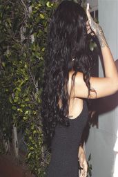 Rihanna - Leggy in Mini Dress, at Giorgio Baldi Restaurant in Santa Monica - April 2014