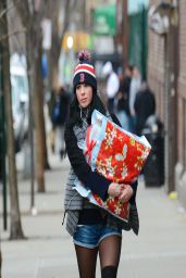 Sarah Silverman - Out in the East Village - New York City, April 2014