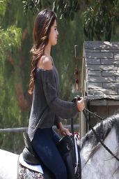 Selena Gomez - Horseback Riding - April 2014