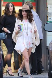 Selena Gomez Takes Her Legs out in Los Angeles - April 2014