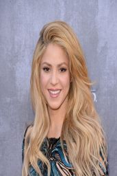 Shakira in Zuhair Murad Dress - 2014 Academy Of Country Music Awards Red Carpet in Las Vegas