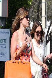 Sophia Bush Street Style – Out in West Hollywood, Los Angeles, April 2014