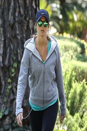 Stacy Keibler - Jogging in Los Angeles, April 2014