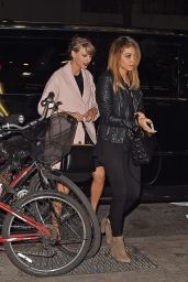 Taylor Swift & Sarah Hyland in New york City - Leaving KOI Restaurant