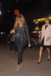 Taylor Swift & Sarah Hyland in New york City - Leaving KOI Restaurant