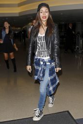 Victoria Justice - Arriving at LAX Airport - April 2014