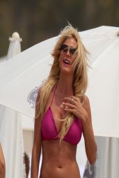 Victoria Silvstedt Wearing a Bikini in Miami - April 2014