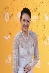 Zhang Ziyi Wearing Elie Saab Jumpsuit - 2014 Beijing International Film Festival