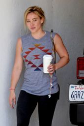  Hilary Duff in Tights - Running Errands in Los Angeles - May 2014