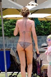 Abbey Clancy in a Bikini in Dubai - May 2014
