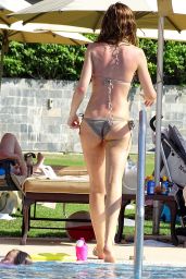 Abbey Clancy in a Bikini in Dubai - May 2014