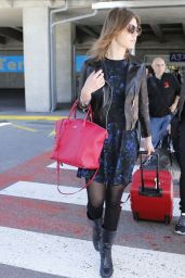 Adele Exarchopoulos arriving Nice Airport - 2014 Cannes Films Festival
