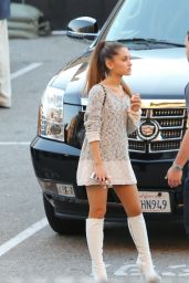 Ariana Grande Outside the IHeartRadio Awards (2014) With Boyfriend