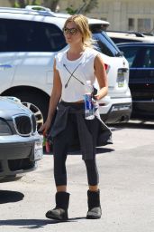 Ashley Tisdale - Leaving Yoga Class in Studio City - May 2014