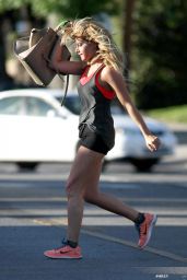 Ashley Tisdale - Leggy, Out in LA - April 2014