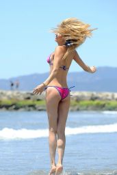 Brandi Glanville in a Bikini - Beach in Los Angeles - May 2014