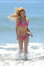 Brandi Glanville in a Bikini - Beach in Los Angeles - May 2014