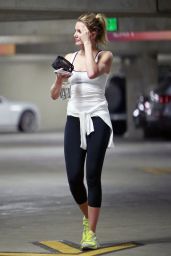 Cameron Diaz in Leggings - Leaving a Gym in West Hollywood - May 2014