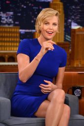 Charlize Theron at The Tonight Show Starring Jimmy Fallon - May 2014