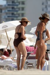 Daisy Fuentes in a Swimsuit at a Miami Beach - May 2014