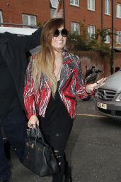 Demi Lovato Arrives at a Studio in London - May 2014