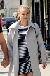 Diane Kruger Casual Style - Out in NYC - May 2014