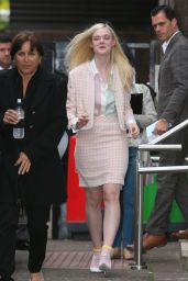 Elle Fanning Style - Leaving ITV Studios in London - May 2014