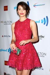 Emmy Rossum in Elie Saab Dress - 25th Annual GLAAD Media Awards