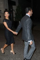 Eva Longoria Night Out Style - Left the Four Seasons in New York City - May 2014