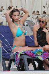 Ferne McCann in a Bikini By the Pool in Marbella Spain - April 2014