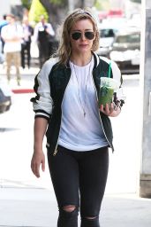 Hilary Duff - Outing to Starbucks in West Hollywood - May 2014