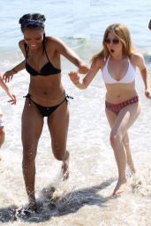 Jennette McCurdy in a Bikini at a Beach in Santa Monica - May 2014